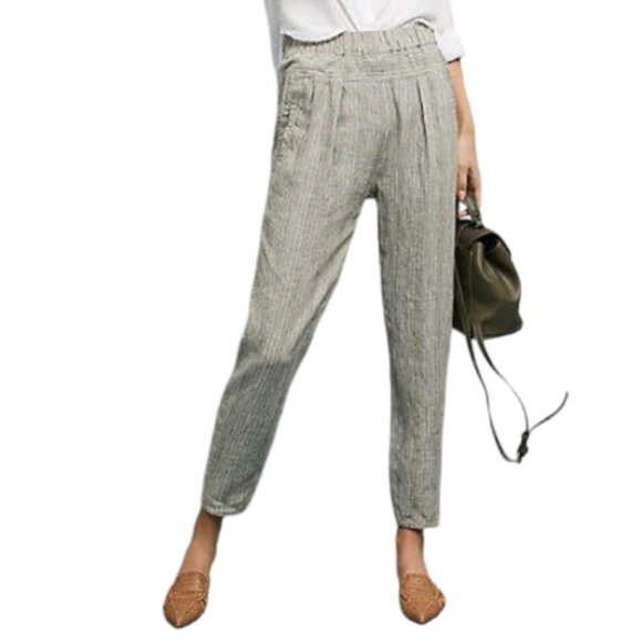 Anthropologie by Anthropologie 100% Linen  Pants Size S - Picture 2 of 9